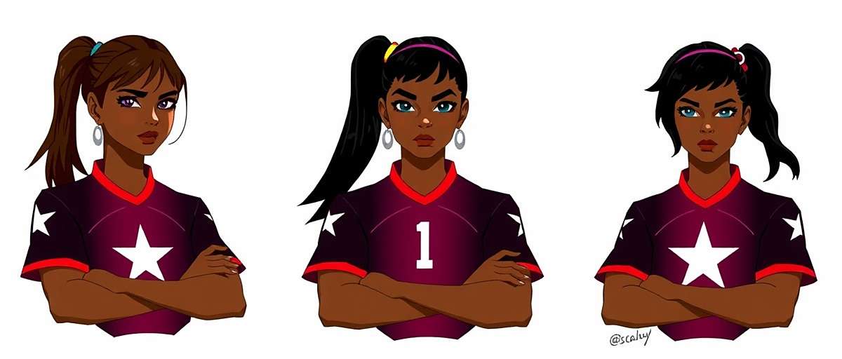Goa Youth Defensive Stars - Upcoming Women's Football Update Concept art for upcoming Goa Youth Defensive Stars women's football feature